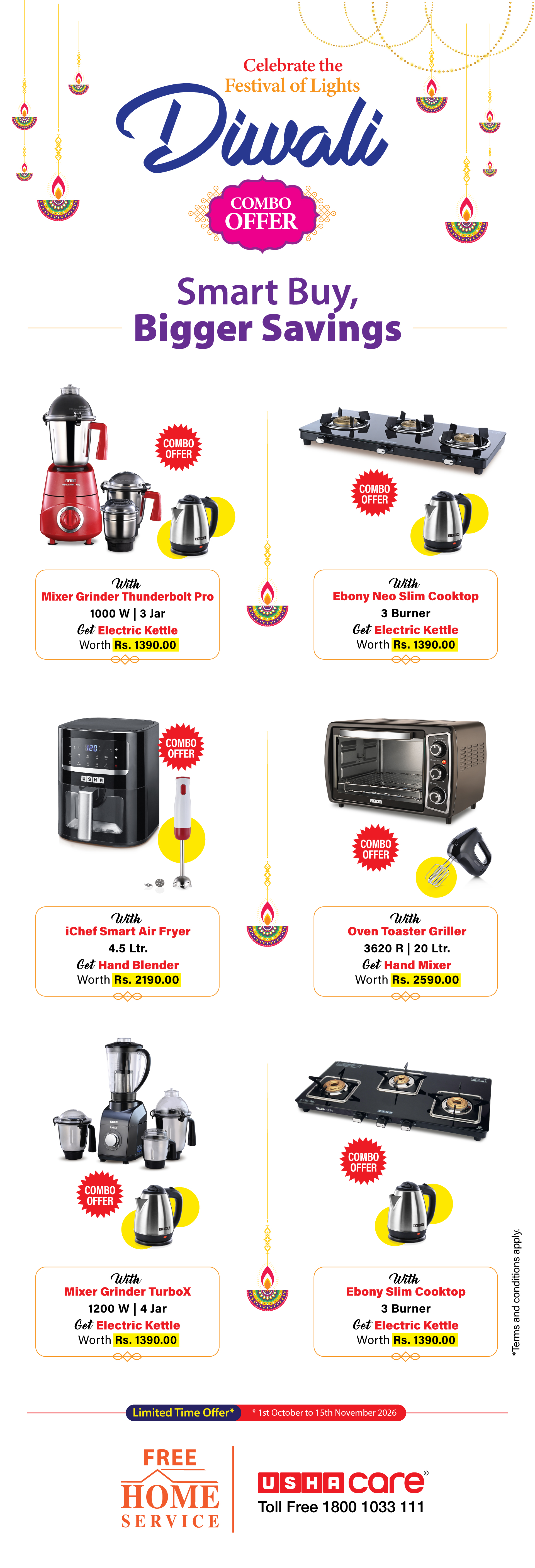 Diwali Combo Offer — Celebrate the Festival of Lights with Smart Buy, Bigger Savings